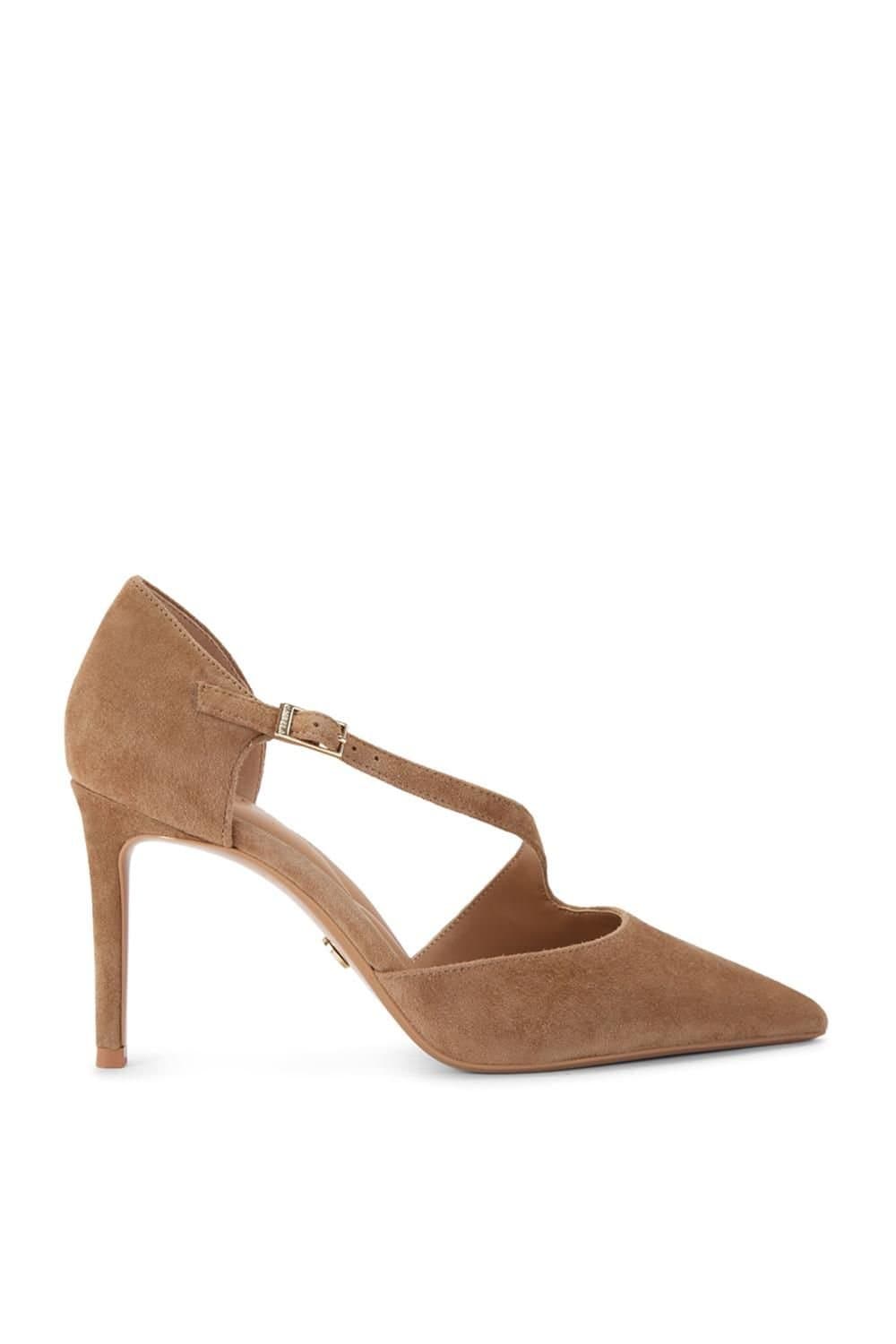 Carvela Carvela Brown Suede Pointed-Toe Heels
