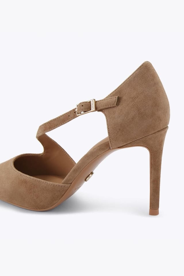 Carvela Carvela Women's 'Lorita Court' Suede Heels in Brown - 3