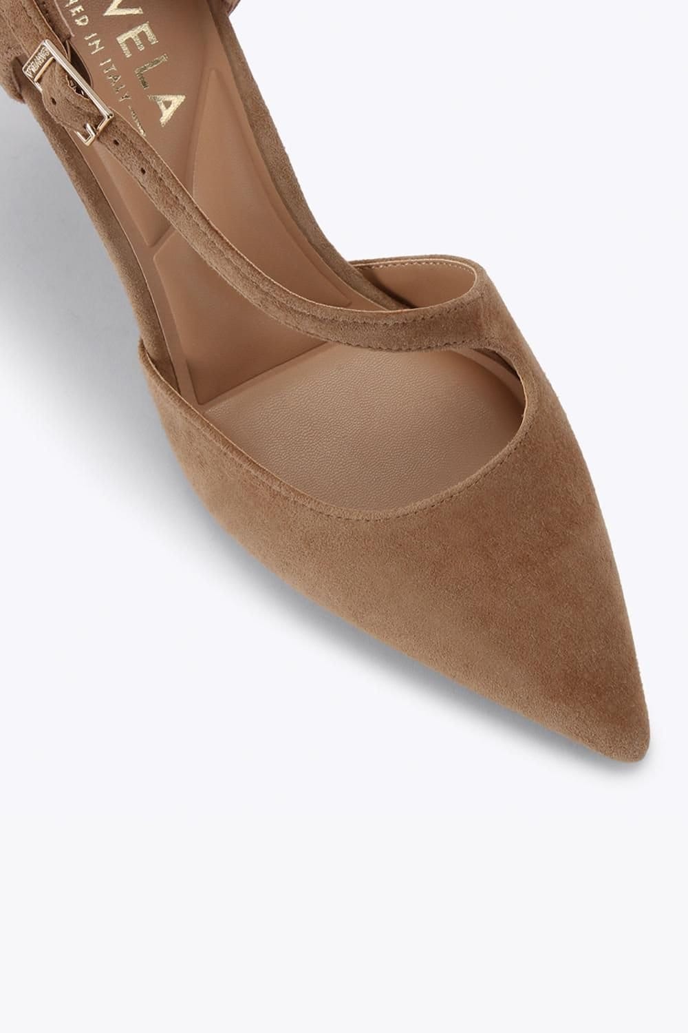 Carvela Carvela Women's 'Lorita Court' Suede Heels in Brown - 4