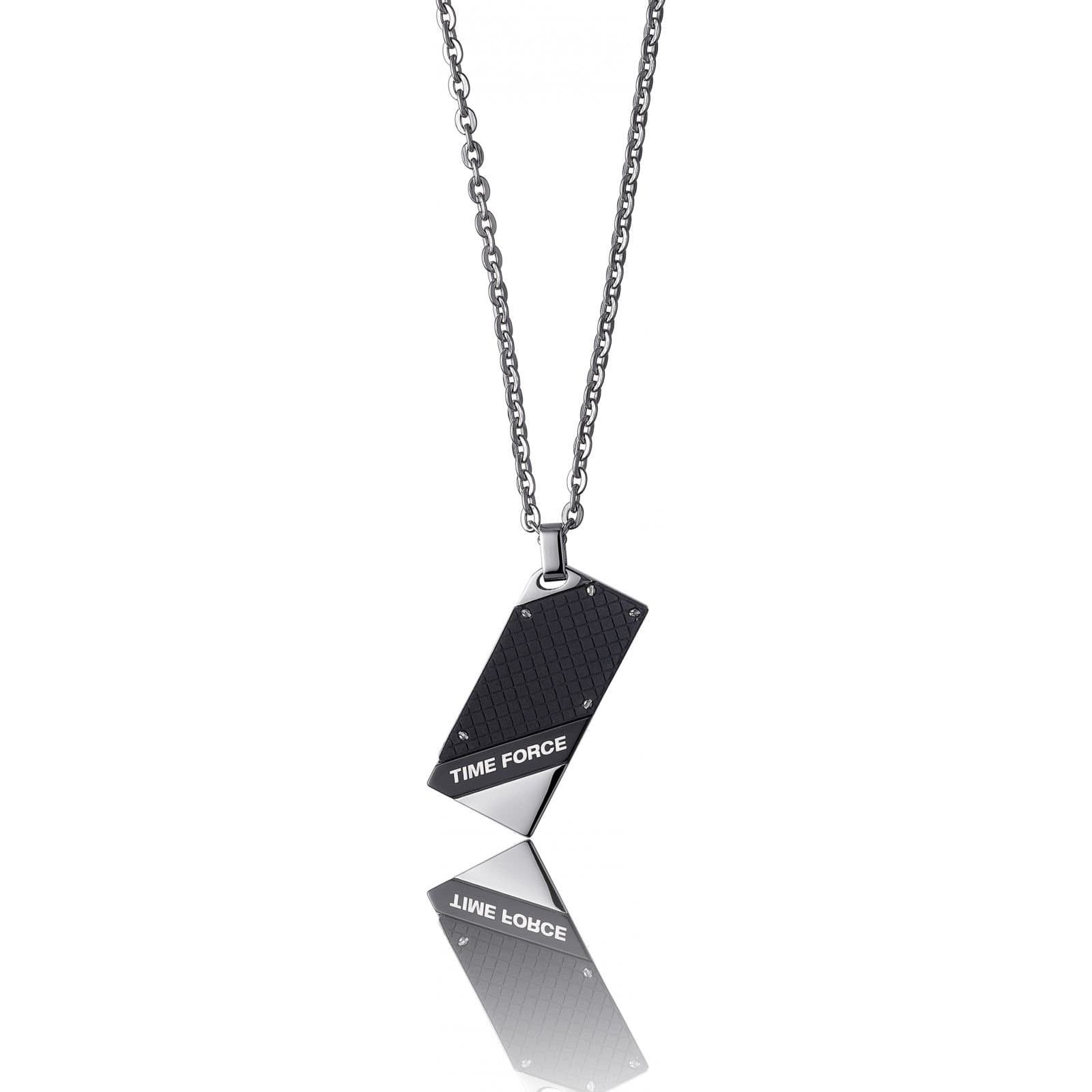 Time Force Time Force Men's TS5112CS Necklace in Silver
