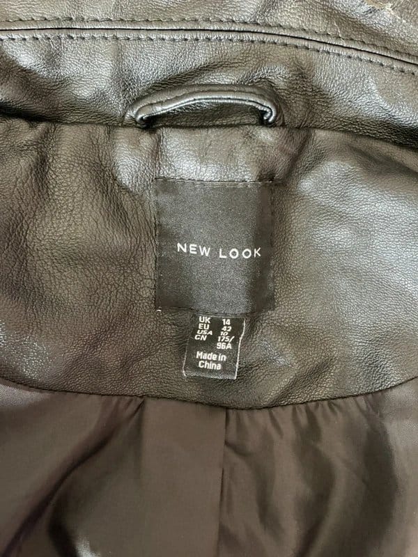 New Look Black Leather Jacket