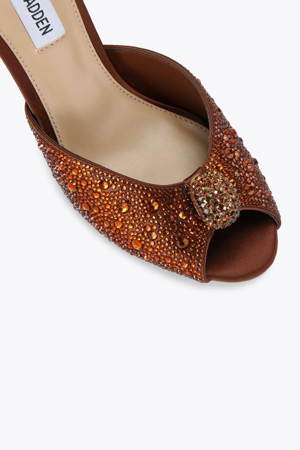 Steve Madden STEVE MADDEN Women's 'Regalia Bronze' Satin Heels in Bronze - 4