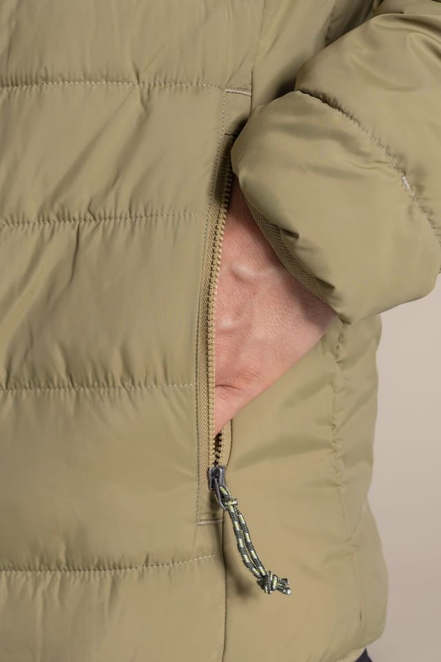 Craghoppers Craghoppers Men's Compresslite IX Hooded Water Repellent Jacket in Light Tan - 3