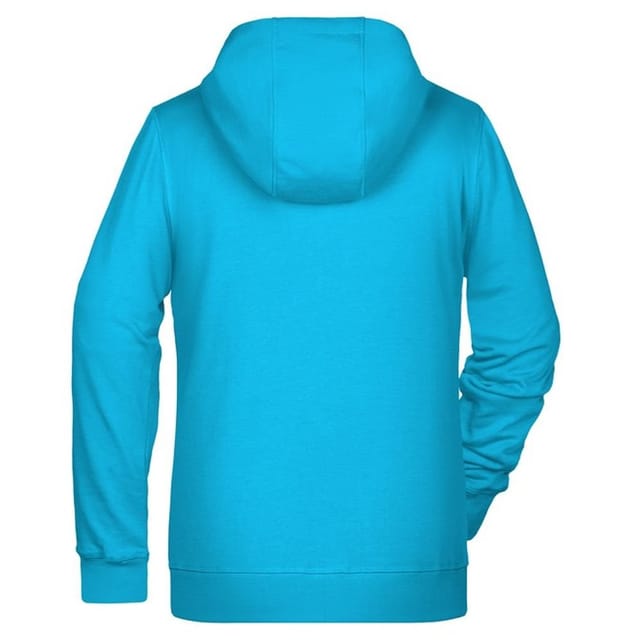 James and Nicholson James and Nicholson Women's Full Zip Hoodie in Turquoise - 2