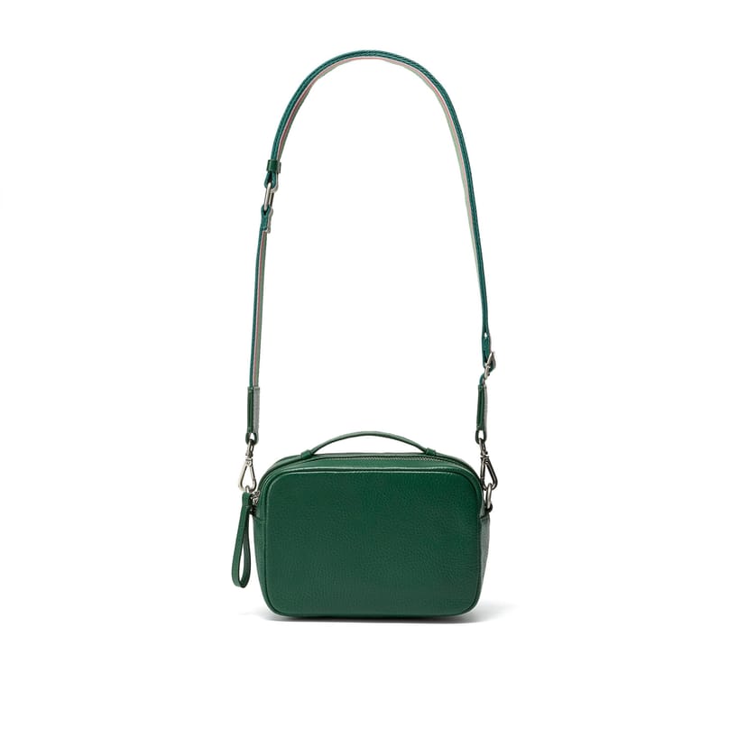 Clarks Clarks Women's Camera Cross Green Leather Shoulder Bags, Cross Body Bag - 1