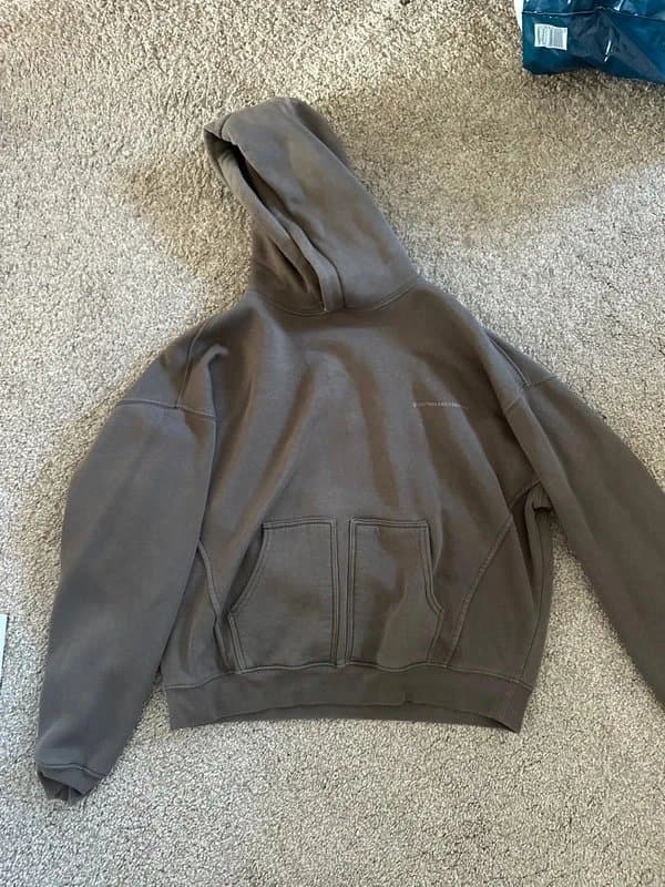 Sisters & Seekers Sisters and seekers brown oversized tracksuit hoodie and sweatpants cuffed jogger