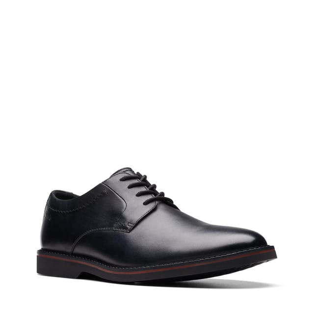 Clarks Clarks Men's Atticus LT Lace Black Derby Shoes, Lace Up - 2