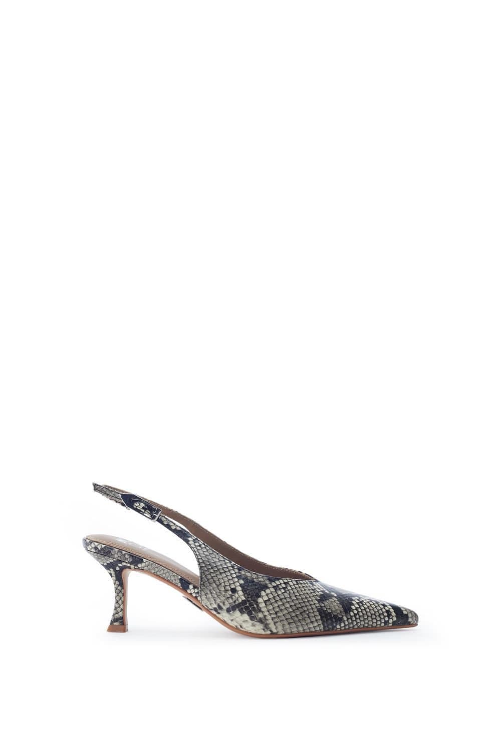 Moda in Pelle Moda In Pelle Women's 'Gallia' Snake Print Court Shoes in Grey