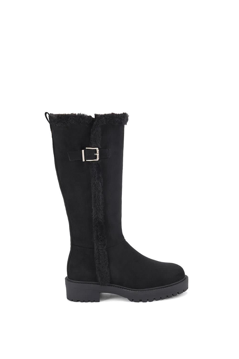 Carvela Carvela Women's 'Cosy Long Boot' Fabric Boots in Black