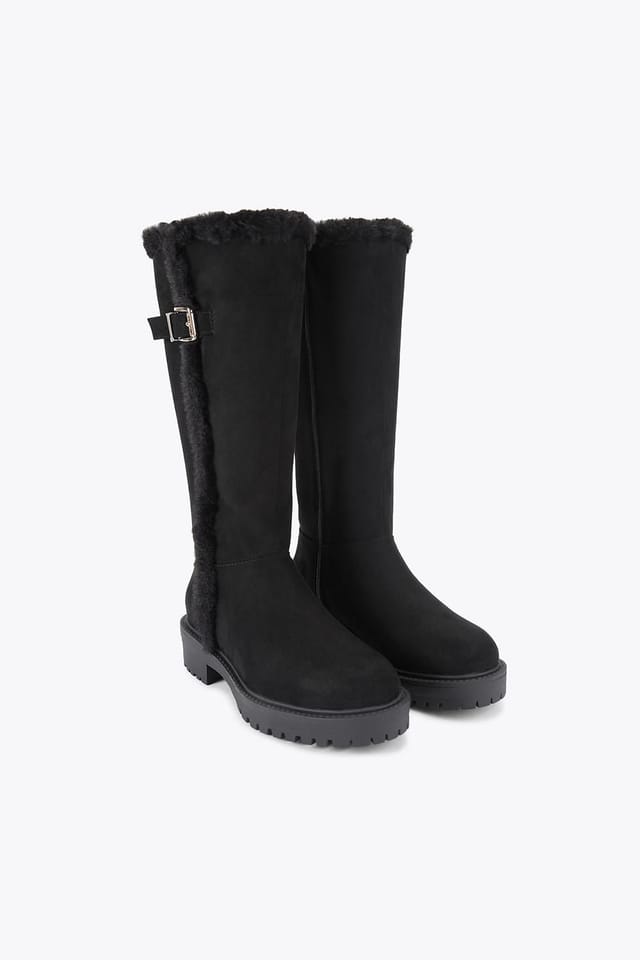 Carvela Carvela Women's 'Cosy Long Boot' Fabric Boots in Black - 2
