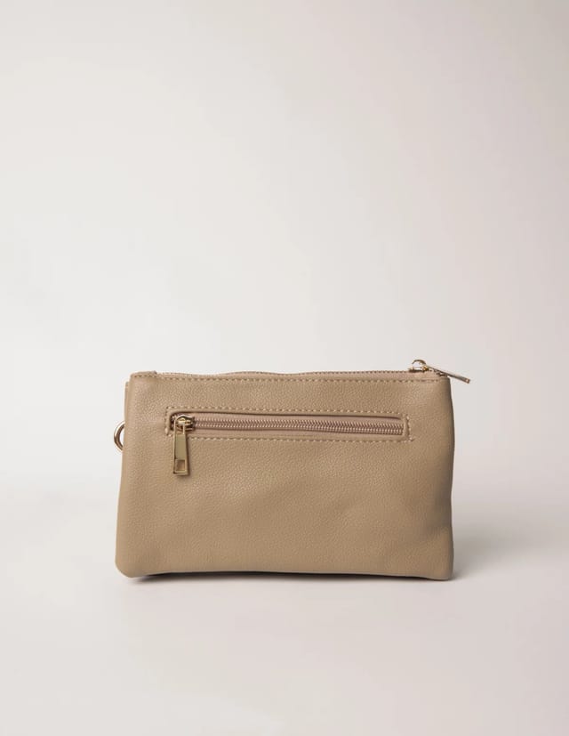 Blue Vanilla Detailed Zip Up Purse With Detachable Strap - 3