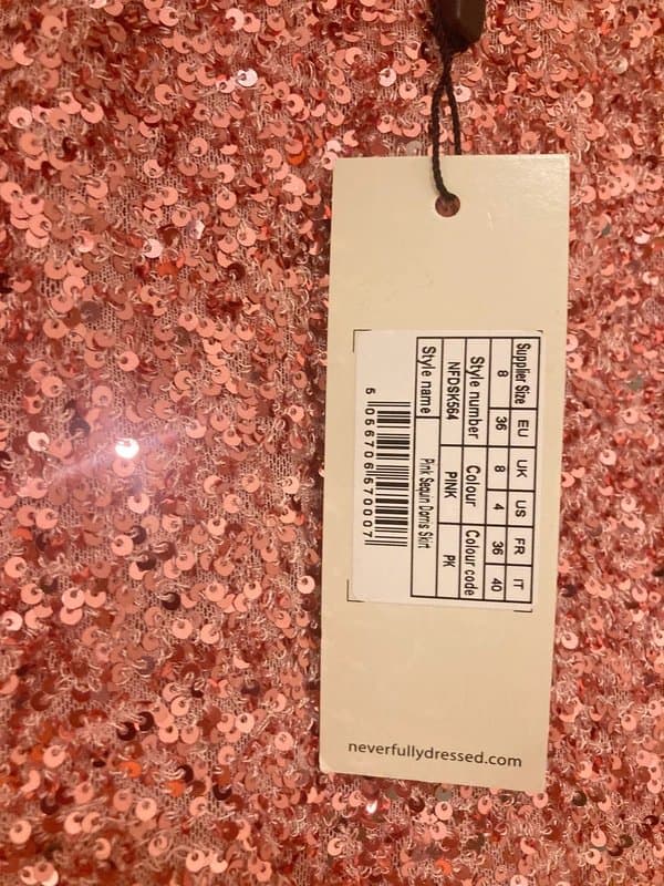 Never Fully Dressed Never fully dressed Doris in pink sequin 8