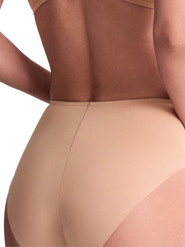 Aubade Aubade Women's Sheer Emotion High Waist Brief in Nude - 2