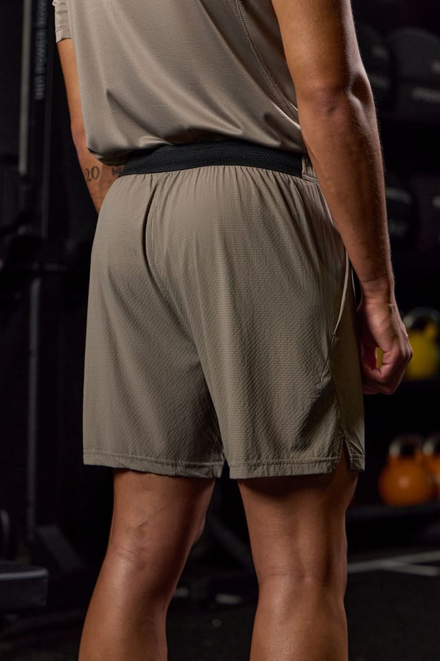 Gym King GYM KING Men's Energise Short Truffle in Grey - 2
