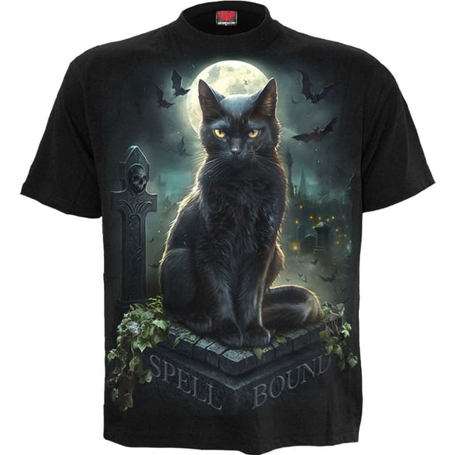 Spiral Direct Spiral Direct Men's Spell Bound T-Shirt in Black - 2