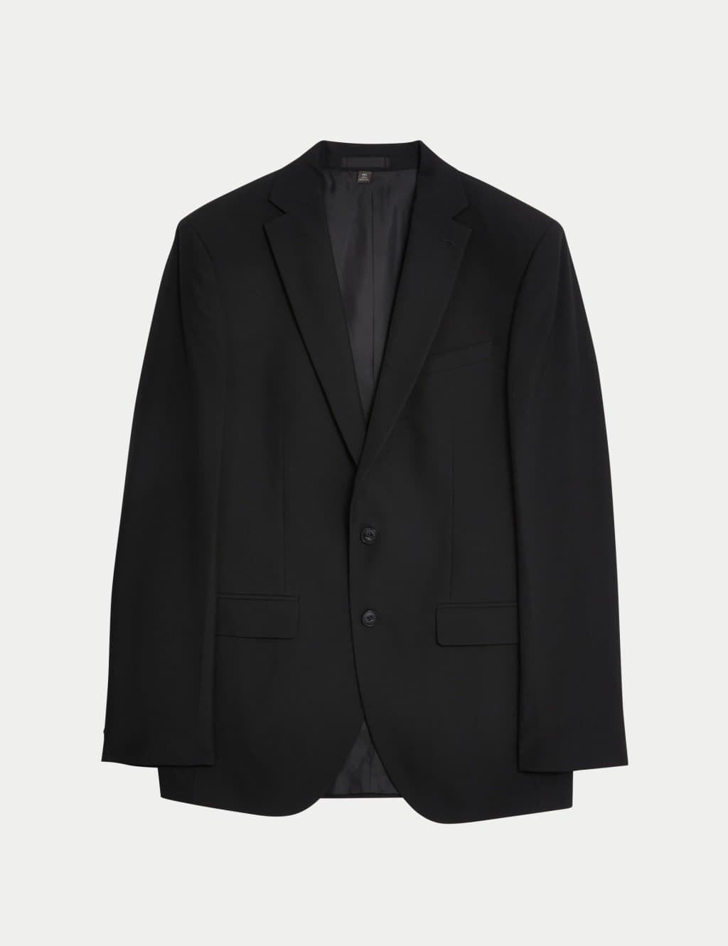 Marks & Spencer M&S Slim Fit Machine Washable Suit Jacket Black