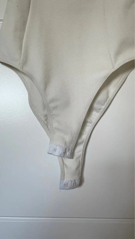 New Look White strappy bodysuit - 1