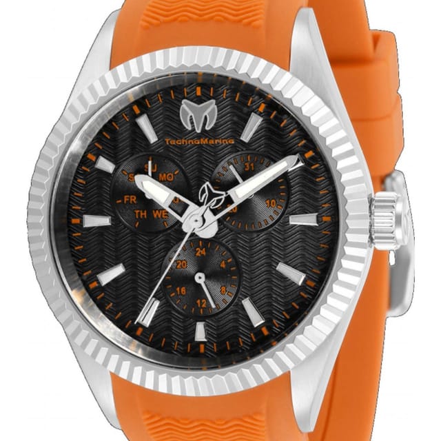 TechnoMarine TechnoMarine Men's TM-719023 Sea 42mm Quartz Watch in Orange - 2