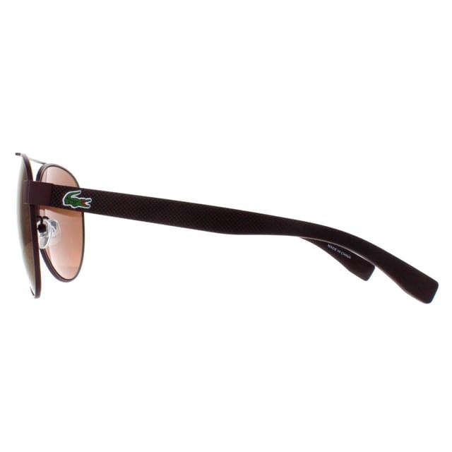 Lacoste Lacoste Men's Aviator Matte Red Brown L185S - 3