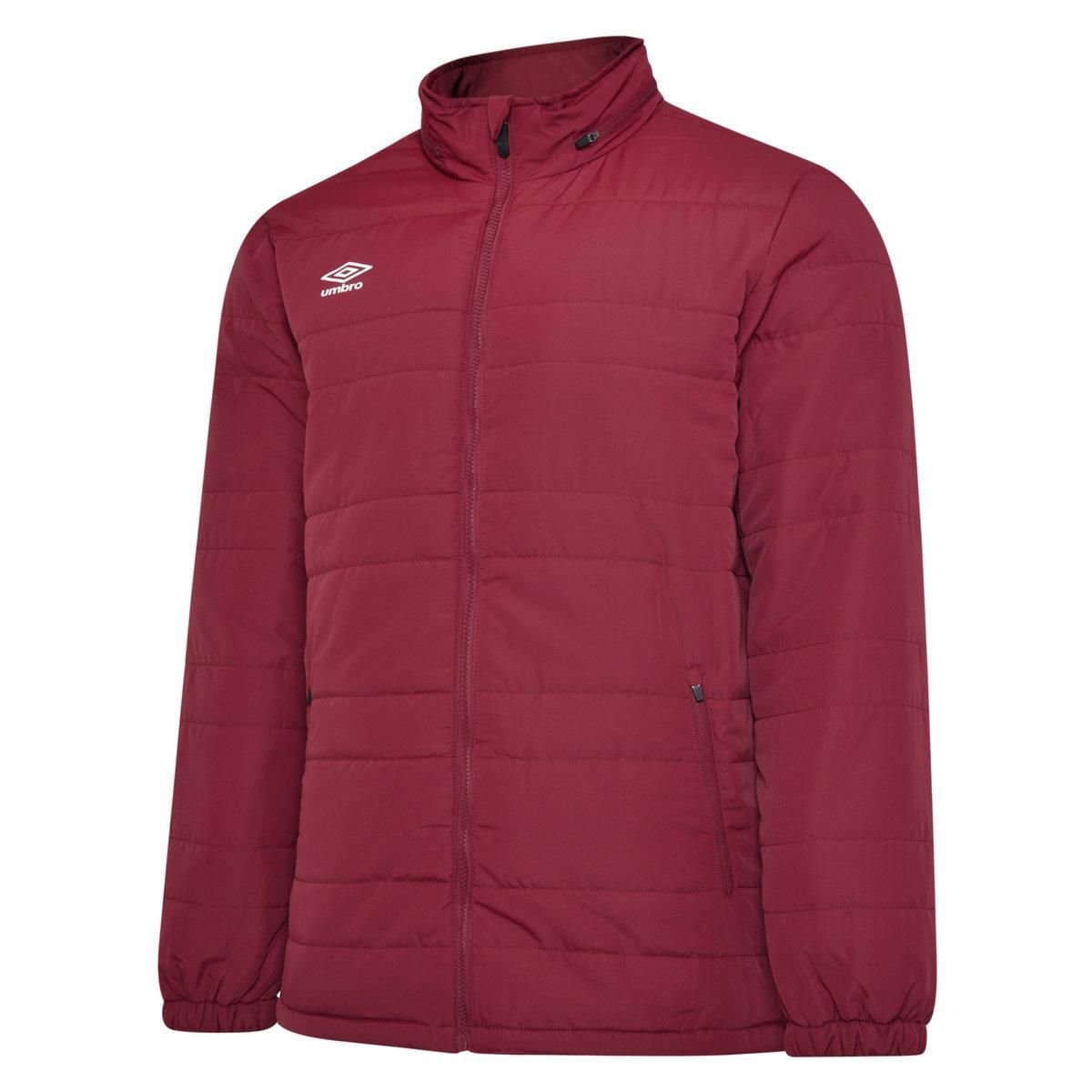 Umbro Umbro Men's Club Essential Bench Jacket in Burgundy - 3