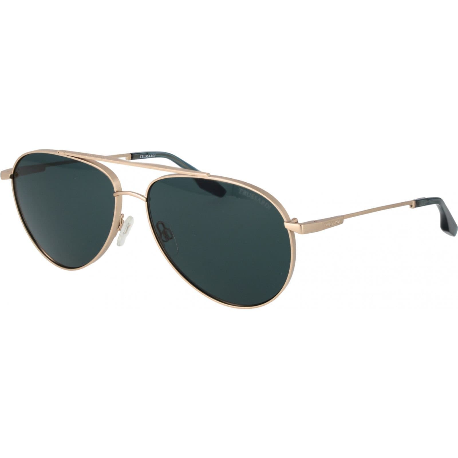 Trussardi Trussardi Men's TSM3015 6204B Aviator Sunglasses in Gold
