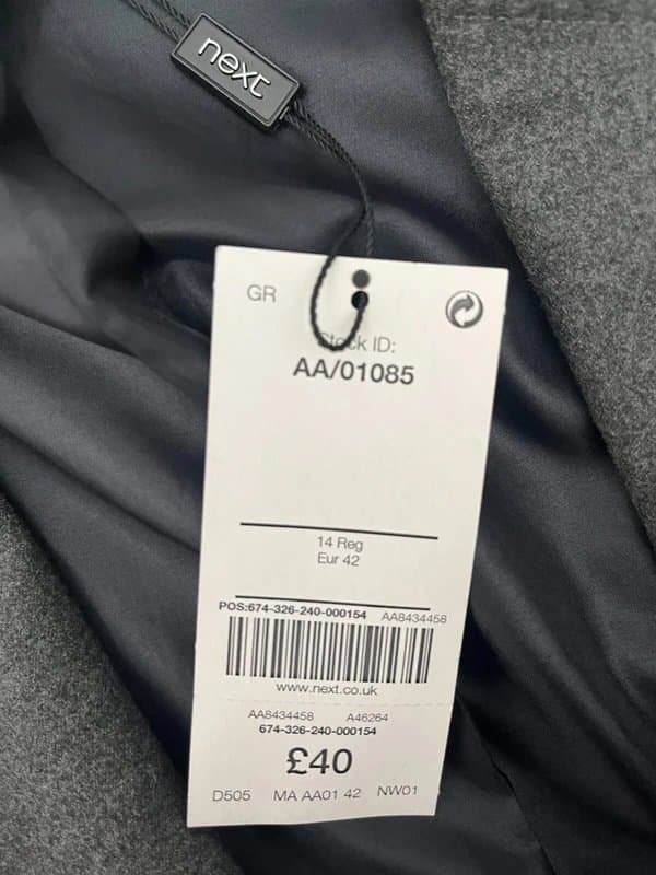 Next Next Tailoring Waistcoat Size 14 Navy Blue One Button Womens NEW EU42 RRP £40