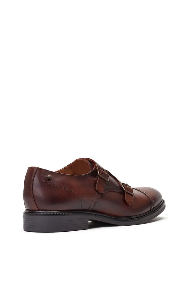 Base London Base London Men's Diablo Monk Shoe in Brown - 2