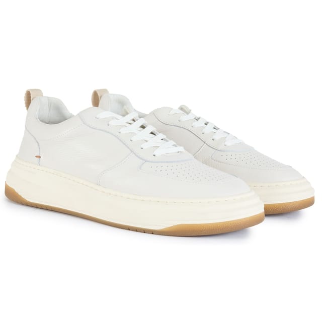 WALK LONDON Walk London Men's Santa Monica Trainers in White - 2