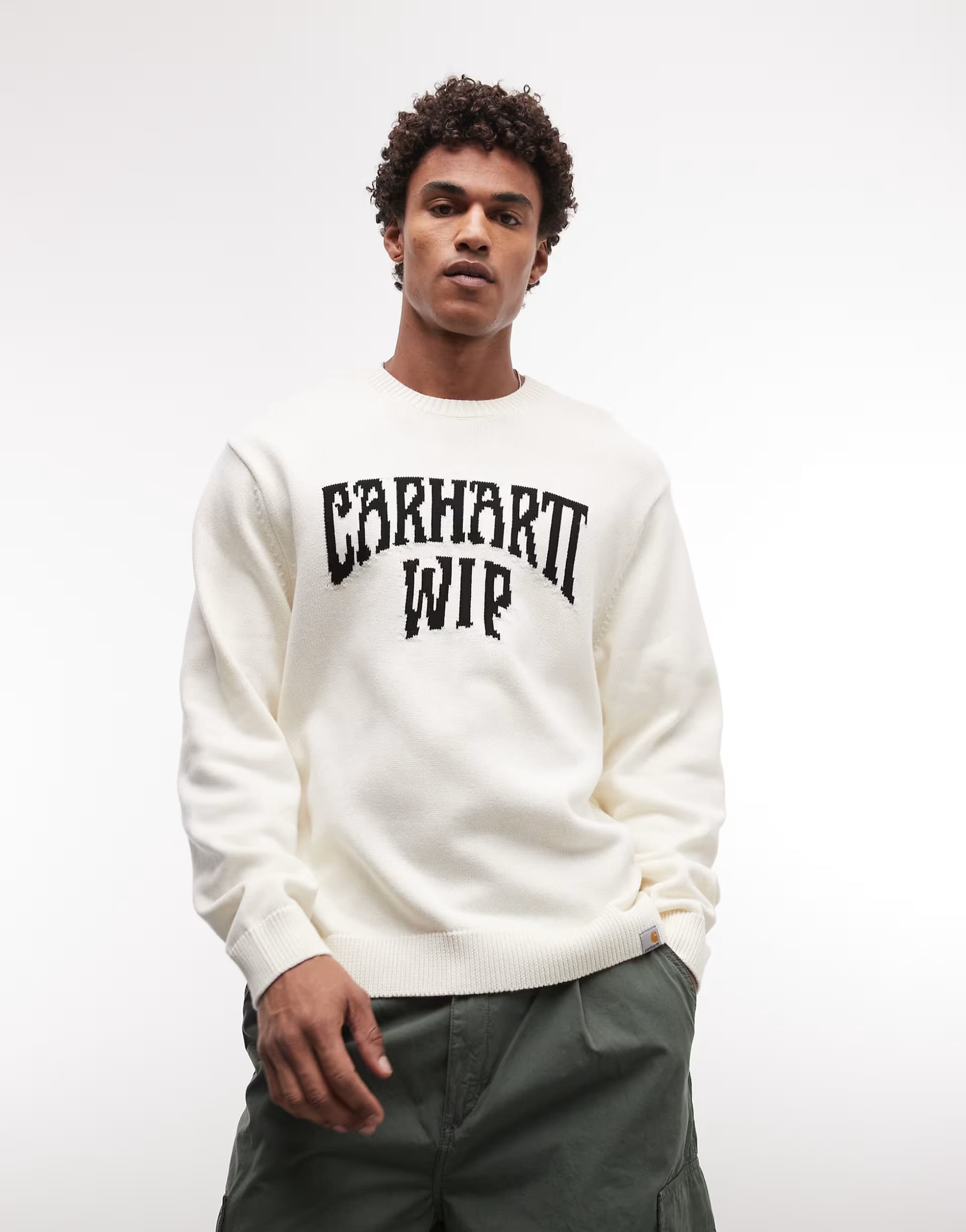 ASOS Carhartt WIP Cream Deck Jumper