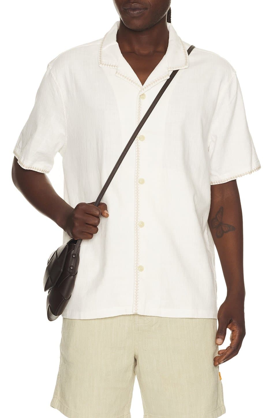 revolve Embroidered Resort Shirt