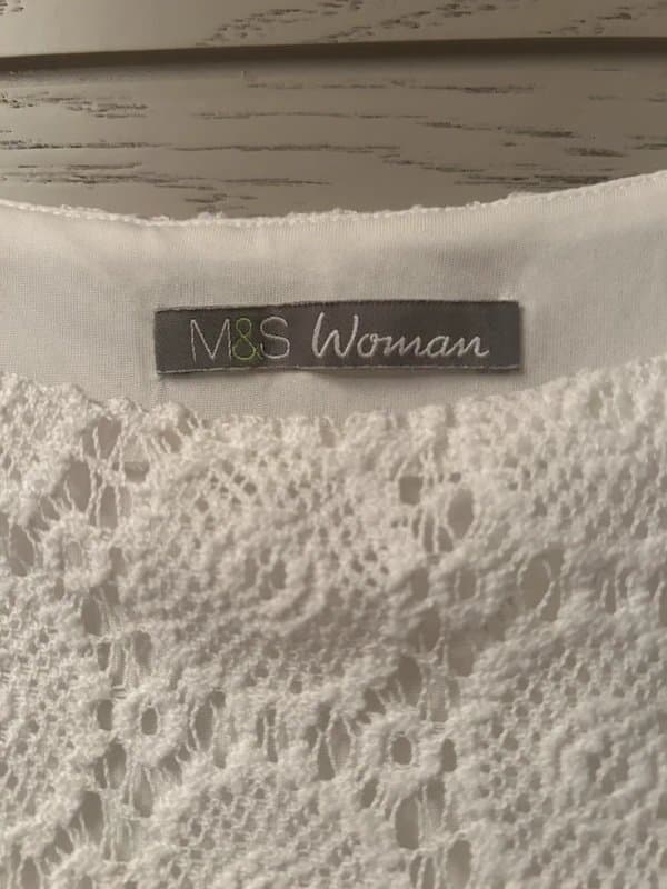 Marks & Spencer M&S Crochet Effect Summer Dress