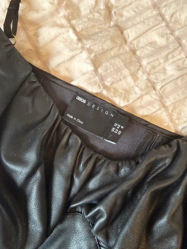 ASOS Leather top