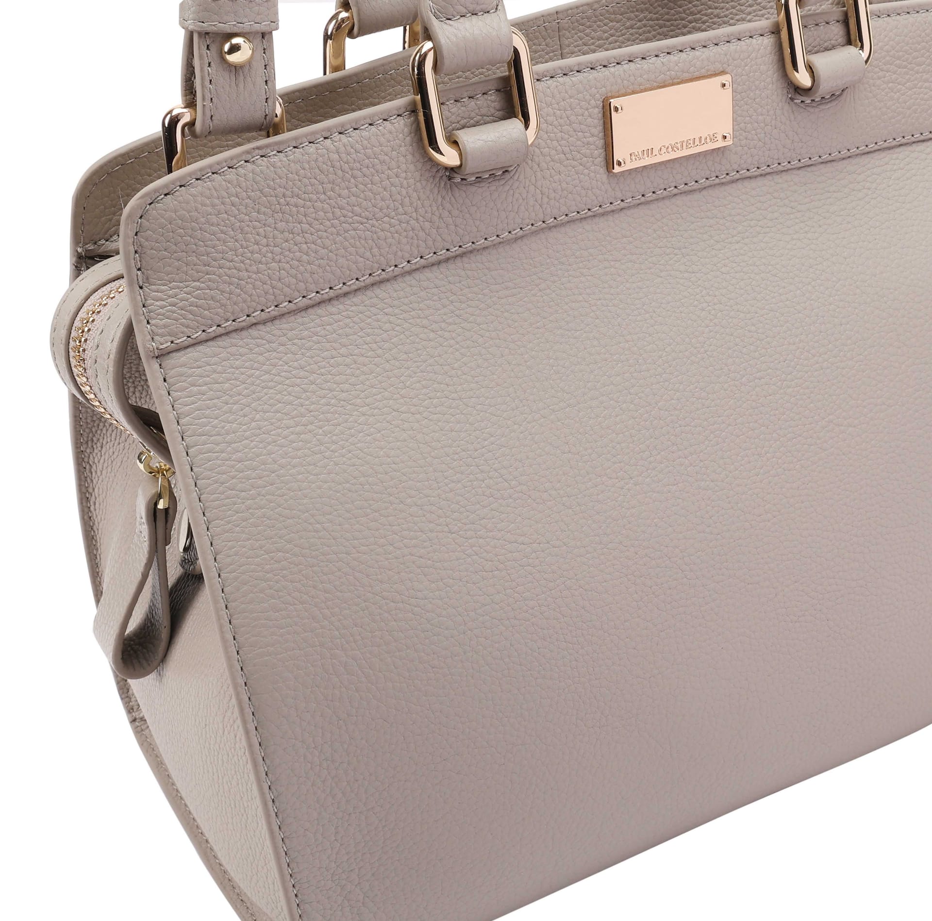 Paul Costelloe Paul Costelloe Women's Myanmar Leather Day Bag in Dark Green - 4