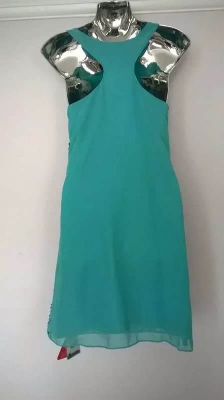 LOVE LABEL Green sequins mini dress 8