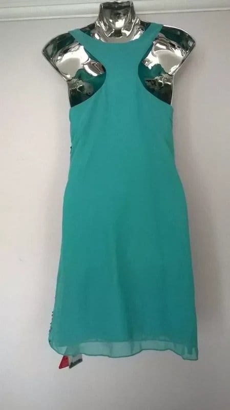 LOVE LABEL Green sequins mini dress 8 - 1
