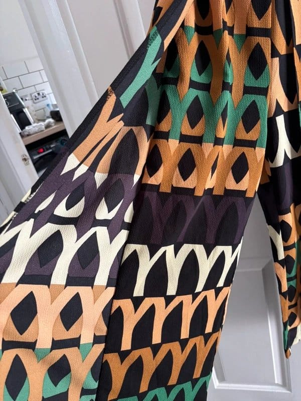 AX Paris Multi-Coloured Wide-Leg Jumpsuit UK 6