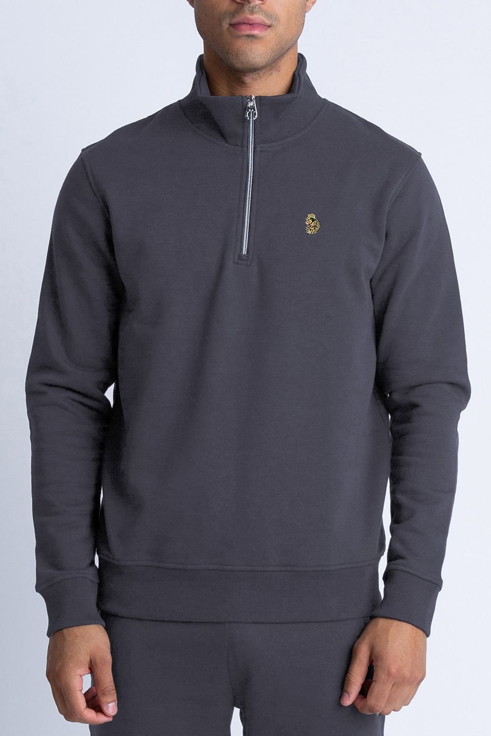 Luke 1977 Luke 1977 Men's Sydney 1000 1/4 Zip Sweater in Charcoal - 2