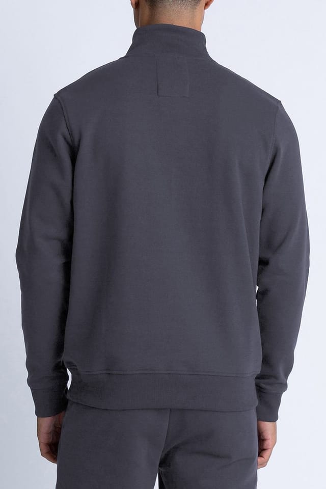 Luke 1977 Luke 1977 Men's Sydney 1000 1/4 Zip Sweater in Charcoal - 2