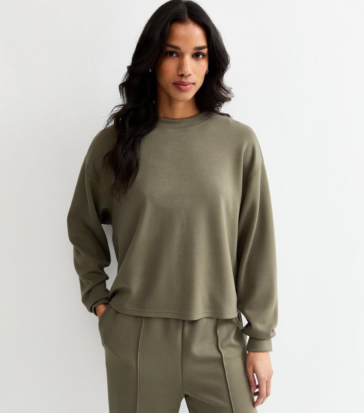 New Look Women's Premium Khaki Sweatshirt New Look