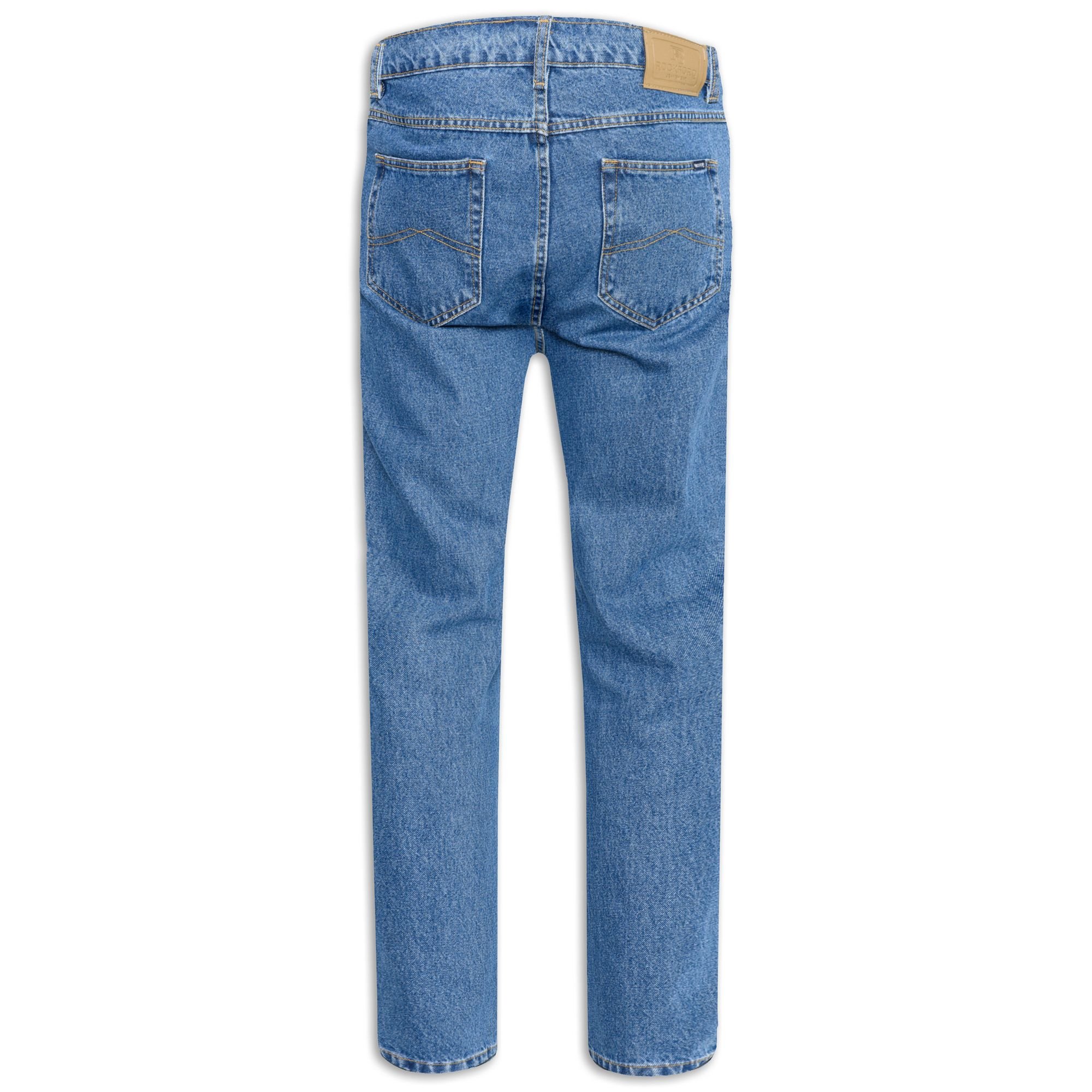 Duke Clothing Duke Clothing Men's Rockford Comfort Fit Jeans in Light Stone - 2