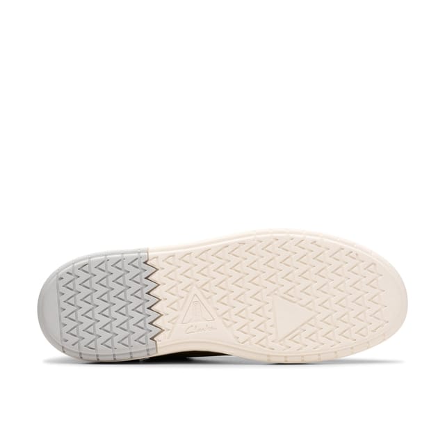 Clarks Clarks Men's Courtlite 2 Run Olive Nubuck Trainers, Lace Up in Green - 3