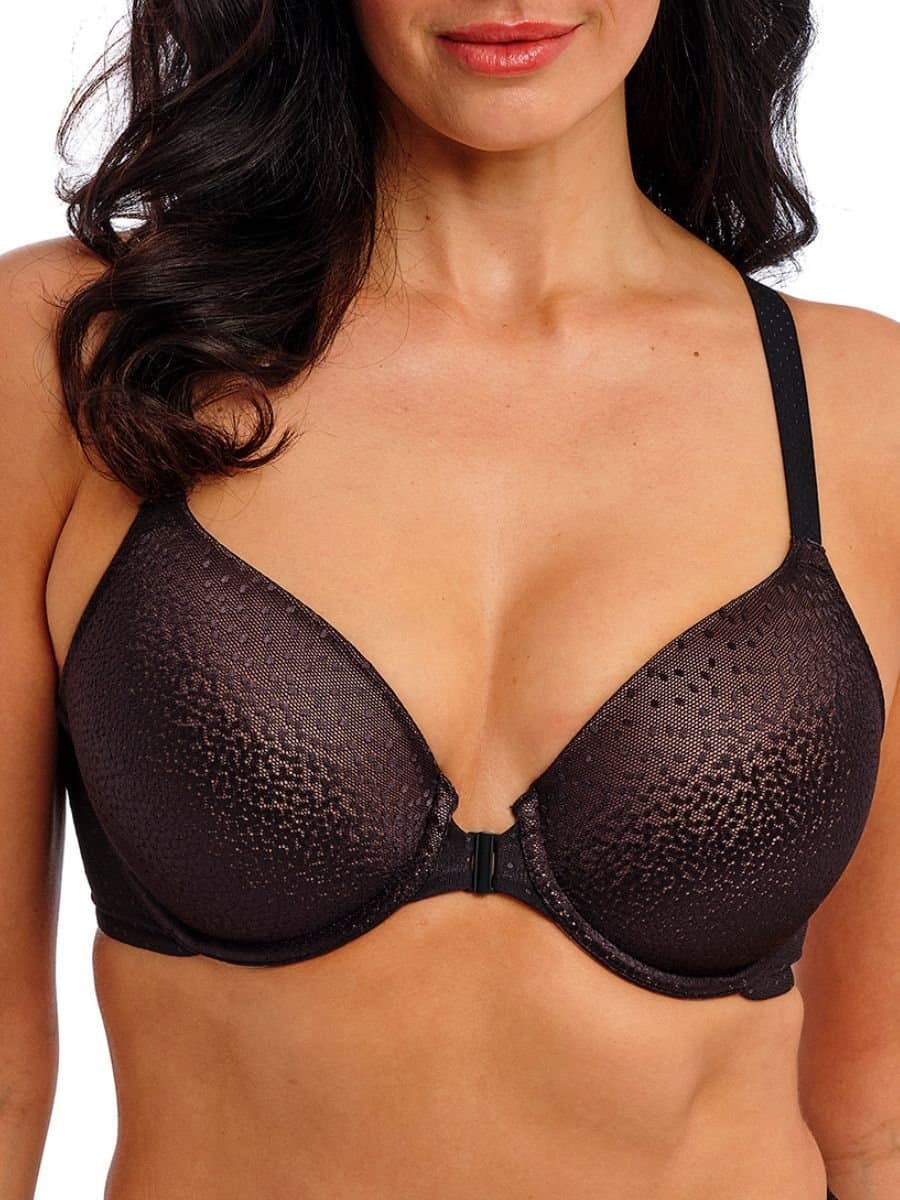 Wacoal Wacoal Women's Back Appeal Front Fastener Bra in Black