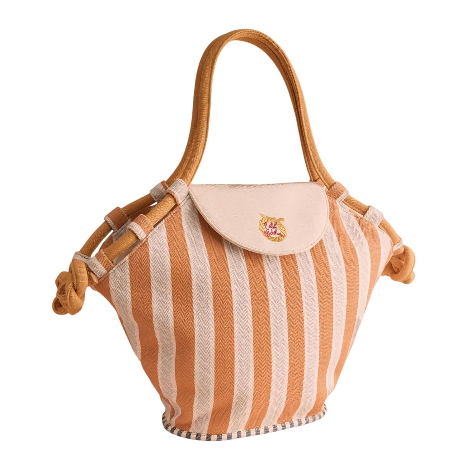 Cath Kidston Cath Kidston Women's Rope Knot Stripes Shoulder Bag in Orange