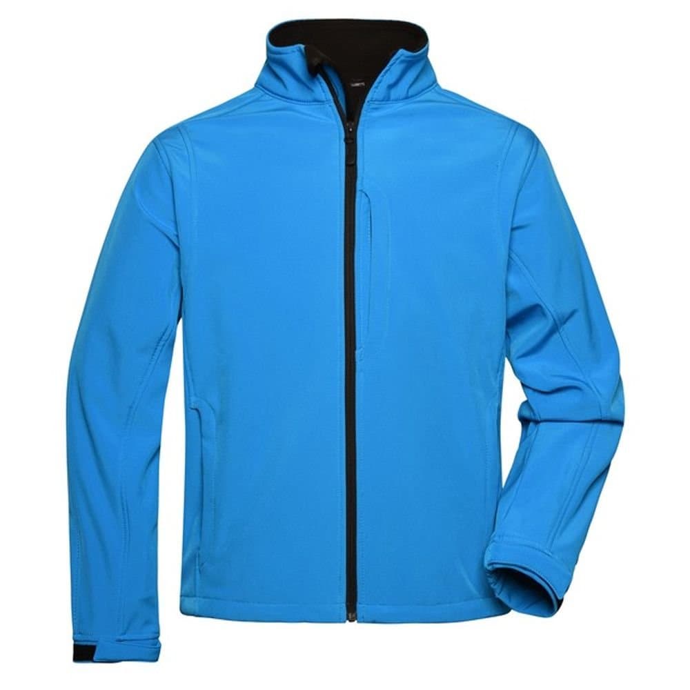 James and Nicholson James and Nicholson Men's Soft Shell Jacket in Aqua