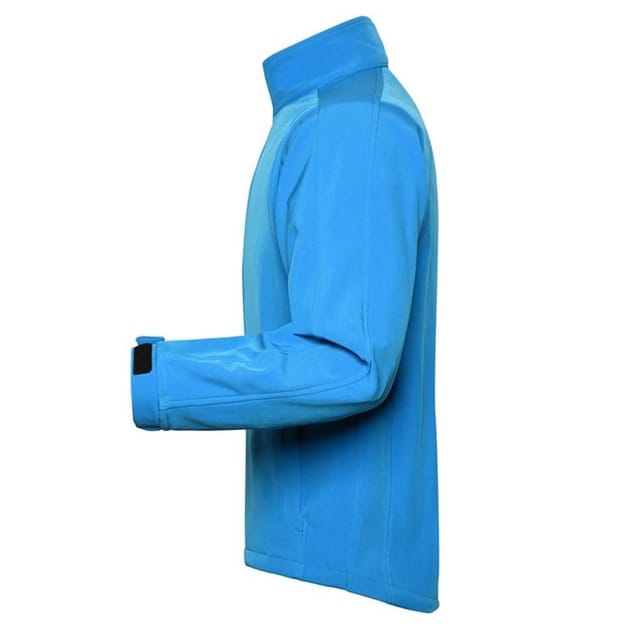 James and Nicholson James and Nicholson Men's Soft Shell Jacket in Aqua - 3