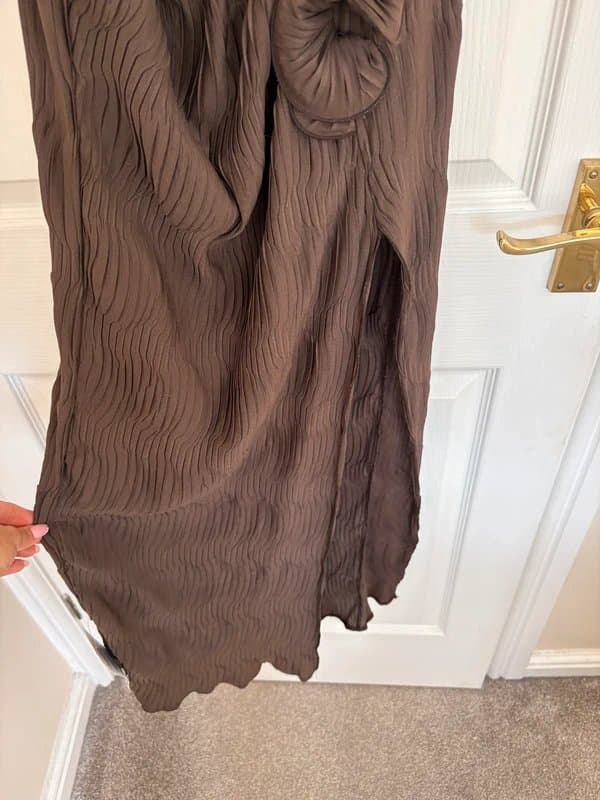 ASOS ASOS Design Plissé Cami Maxi Dress