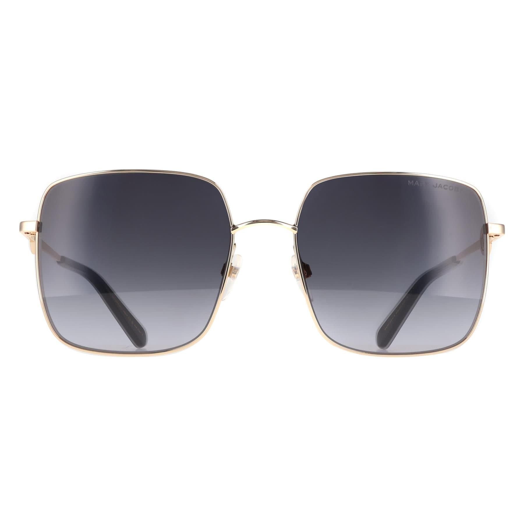 Marc Jacobs Marc Jacobs Women's Square Gold Black Dark Grey Gradient MARC 654/S
