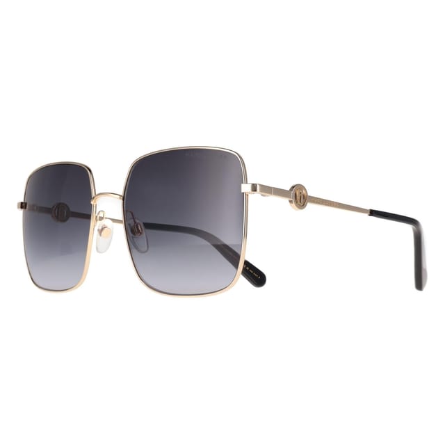 Marc Jacobs Marc Jacobs Women's Square Gold Black Dark Grey Gradient MARC 654/S - 2