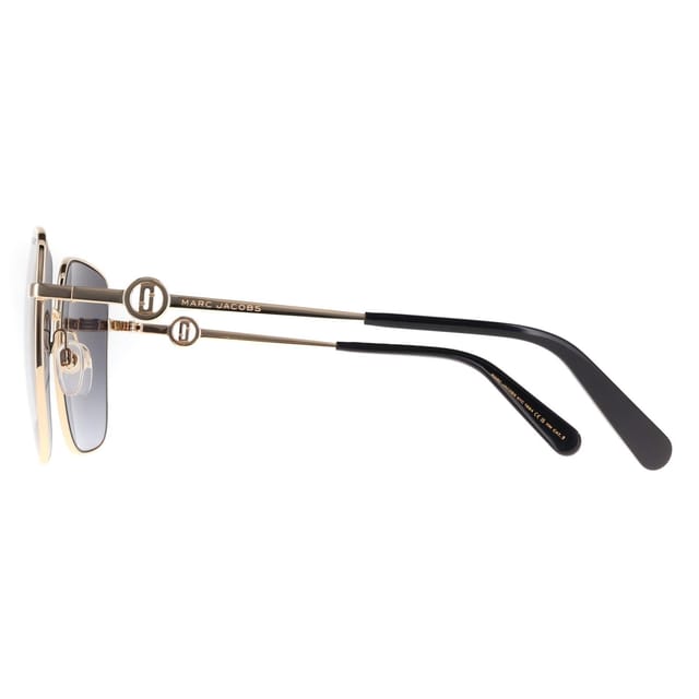 Marc Jacobs Marc Jacobs Women's Square Gold Black Dark Grey Gradient MARC 654/S - 3