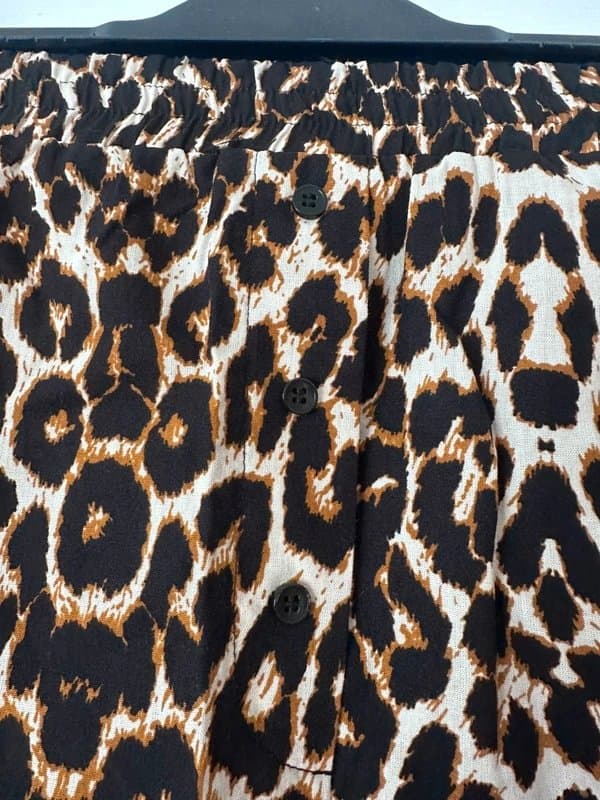 ASOS Boxy leopard print shorts asos